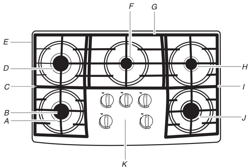 WHIRLPOOL SCS3617 - Cooktop - 1