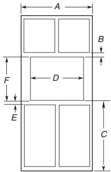WHIRLPOOL GBD309PV - CABINET DIMENSIONS - 1