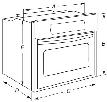WHIRLPOOL GBD309PV - PRODUCT DIMENSIONS - 1