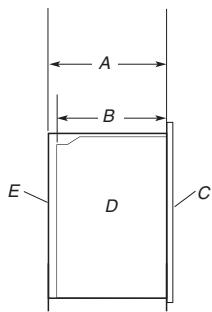 WHIRLPOOL GBD309PV - CABINET DIMENSIONS - 2