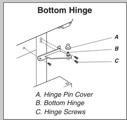 WHIRLPOOL WRF535SMBM - Door Swing Reversal (optional) - 9