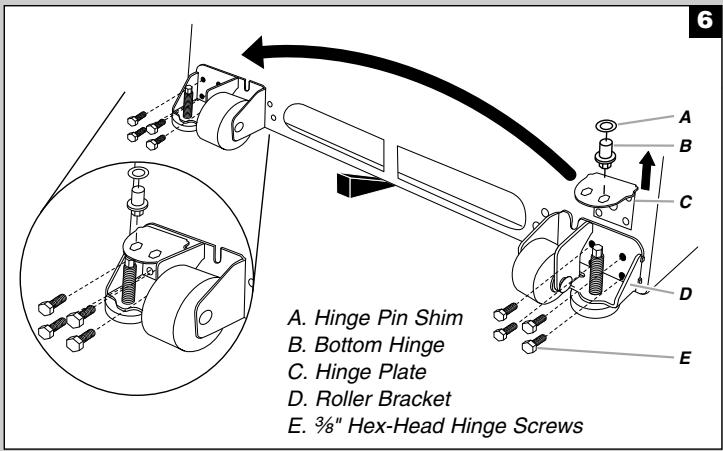 WHIRLPOOL WRF535SMBM - Door Swing Reversal (optional) - 7
