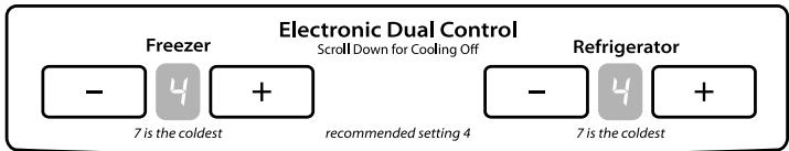 WHIRLPOOL WRF535SMBM - Recommended Setting "4" - 1