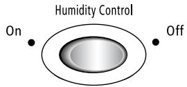 WHIRLPOOL WRF535SMBM - Humidity Control (Commande d'humidité) (sur certains modèles) - 1