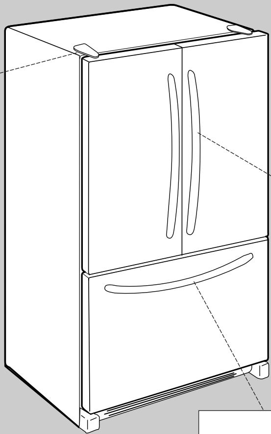 WHIRLPOOL WRF535SMBM - Réinstallation de la façade du tiroir - 5