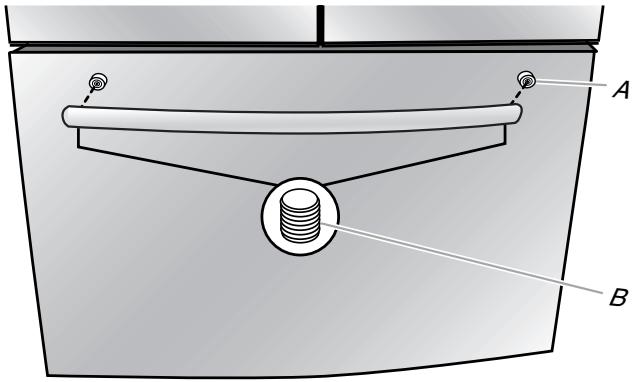 WHIRLPOOL WRF560SEYW - Installation de la poignée de tiroir - 1