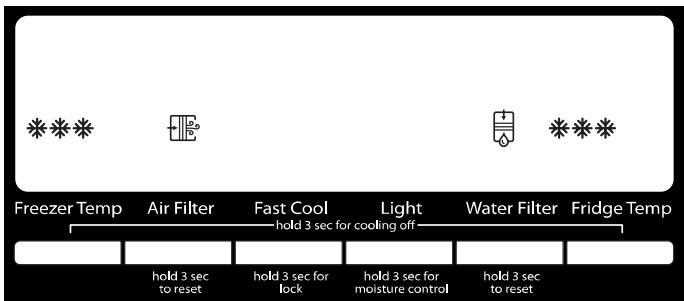 WHIRLPOOL WRF560SEYW - Contrôle de la température - 1