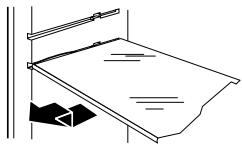 WHIRLPOOL WRF560SEYW - To replace a shelf: - 1
