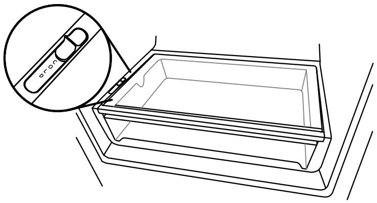 WHIRLPOOL WRF560SEYW - To adjust the airflow: - 1