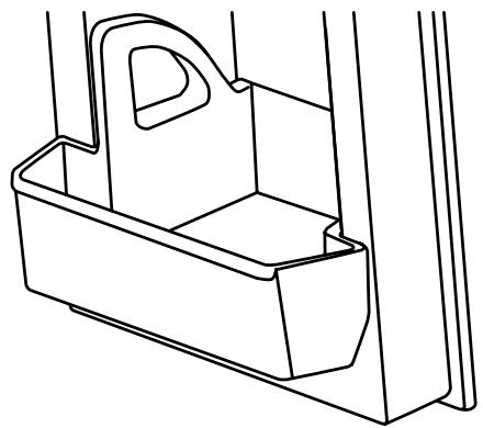WHIRLPOOL WRF560SEYW - Retrait et réinstallation des balconnets à condiments : - 1