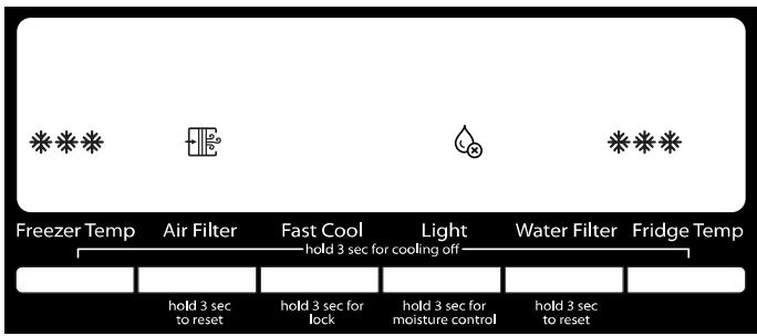 WHIRLPOOL WRF560SEYW - Tableau de commande - 3