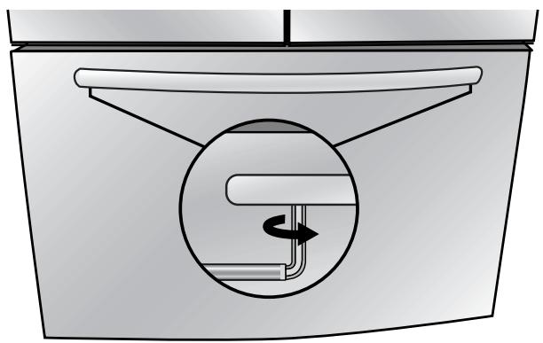 WHIRLPOOL WRF560SEYW - Installation de la poignée de tiroir - 2