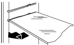 WHIRLPOOL WRF560SEYW - Pour réinstaller une tablette : - 1