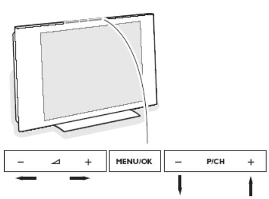 PHILIPS 15HF5443 - Pulsanti sul televisore - 1