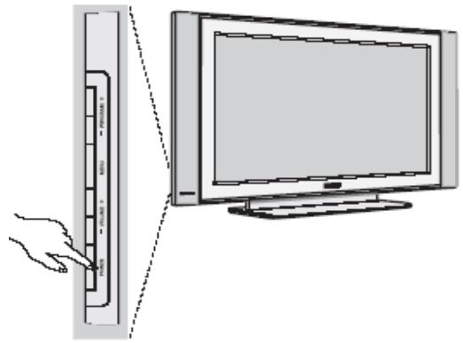 PHILIPS 15HF5443 - Bedieningstoetsen op de TV - 2