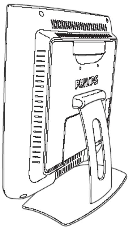 PHILIPS 20HF7462 - Mounting the Television Stand - 5