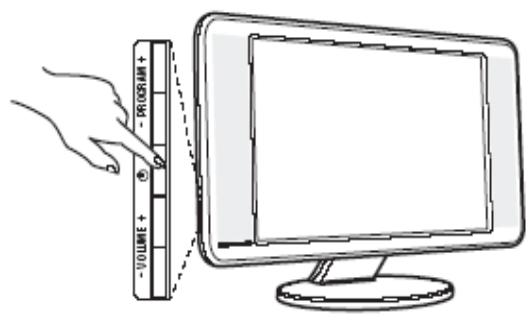 PHILIPS 26HF9472 - Die Tasten am Fernsehgerät - 2