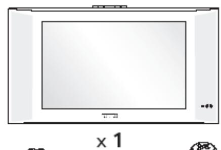 PHILIPS 26HF9472 - Mounting the Television Stand - 2
