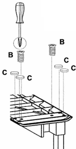 PHILIPS 30HF9442 - Mounting the Television Stand - 15