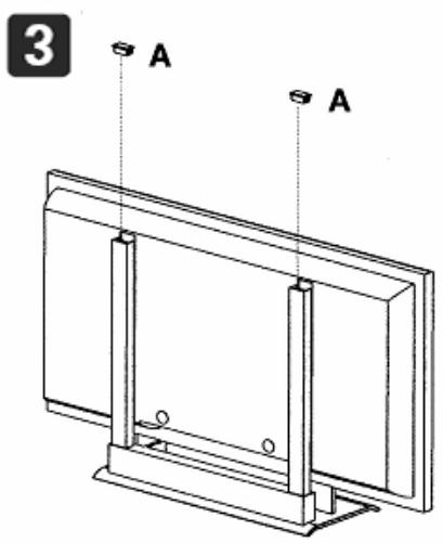 PHILIPS 30HF9442 - Mounting the Television Stand - 17