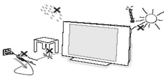 PHILIPS 30HF9442 - Assurez-vous que l'air circule librement via les fentes d'aération. - 1