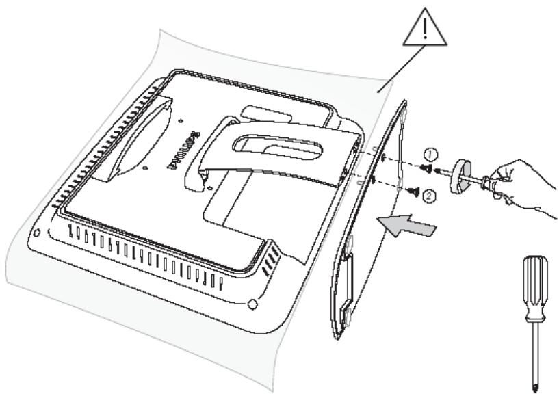 PHILIPS 30HF9442 - Mounting the Television Stand - 9