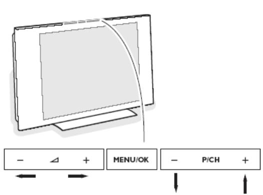 PHILIPS 42HF7443 - Touches sur la TV - 1