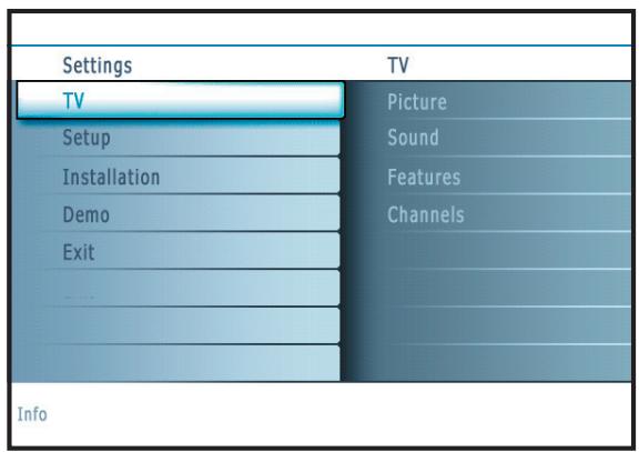 PHILIPS 50MF231DB - TV menu - 1