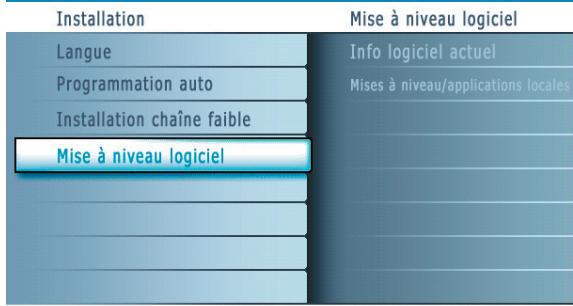 PHILIPS 50MF231DB - Vérification de la version du logiciel du téléviseur - 2
