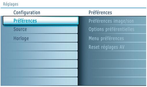 PHILIPS 50MF231DB - Menu de configuration - 2