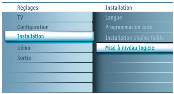 PHILIPS 50MF231DB - Préparation d'une mémoire portable pour la mise à jour du logiciel - 1