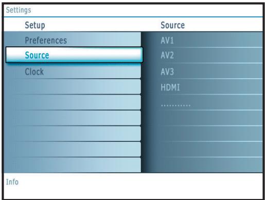 PHILIPS 50MF231DB - Reset AV settings - 1