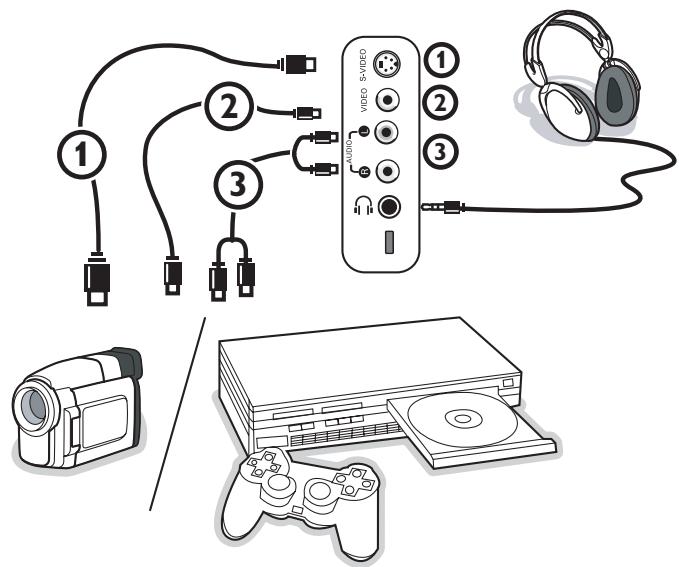 PHILIPS 50MF231DB - Conexiones Laterales - 1