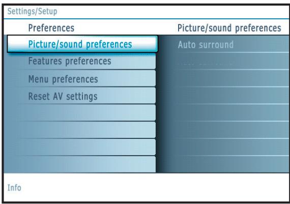 PHILIPS 50MF231DB - Setup menu - 3