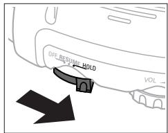 PHILIPS ACT7583 - Blocage des touches - HOLD - 1