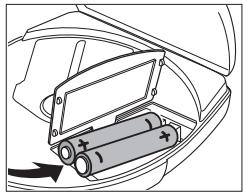 PHILIPS ACT7583 - Introduccion de las pilas - 2