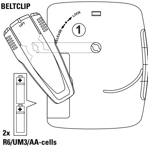PHILIPS AQ6691 - Uso del clip della cinghia - 1