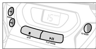 PHILIPS AZ1007 - PLAYING A CD - 3