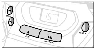 PHILIPS AZ1007 - Different play modes: SHUFFLE/REPEAT - 1