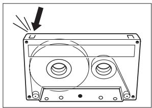 PHILIPS AZ1010 - Schutz gegen unbeabsichtigtes Löschen von Kassetten - 1