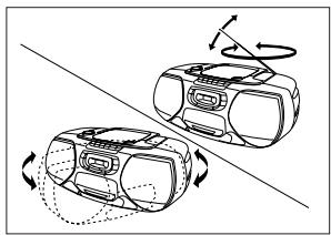 PHILIPS AZ1010 - Verbeteren van de radio-ontvangst - 2