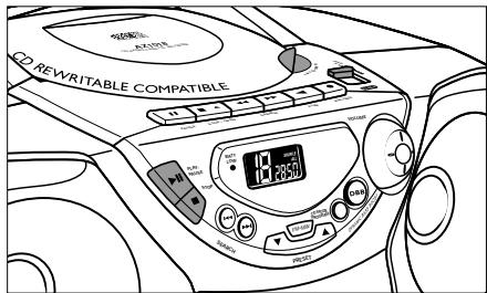 PHILIPS AZ1018 - Abspielen einer CD - 1