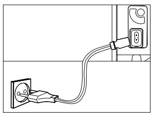 PHILIPS AZ1060 - Benutzung des Wechselstromnetzes - 2