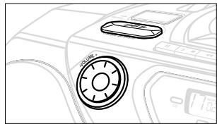 PHILIPS AZ1060 - Einstellen von Lautstärke und Sound - 1
