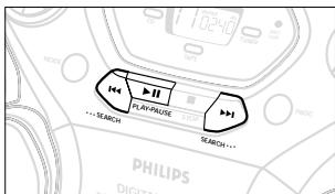 PHILIPS AZ1060 - Pour sélectionner et enregistrer un passage particulier dans une plage - 1