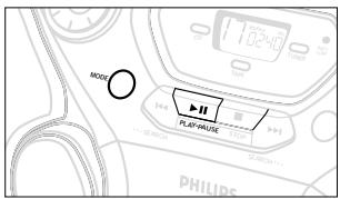 PHILIPS AZ1060 - Passage en revue du programme - 1
