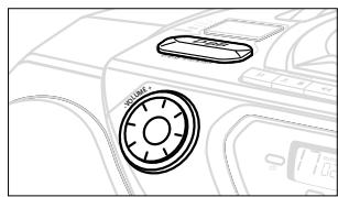 PHILIPS AZ1060 - Ajuste del volumen y sonido - 1
