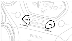 PHILIPS AZ1060 - Sintonizacion de emisoras memorizadas - 1