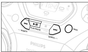 PHILIPS AZ1060 - Reviewing the programme - 2