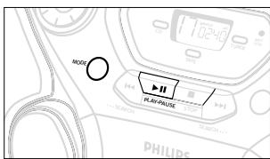PHILIPS AZ1060 - Modos de reproduccion: SHUFFLE y REPEAT - 1